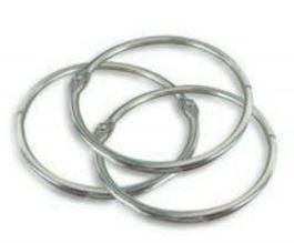 Kroužek kovový závěsný pro trubku R 1“ 10 ks sada