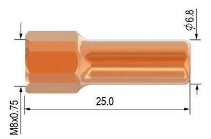 Elektroda standard pro plasma hořák PT100, SCP 120