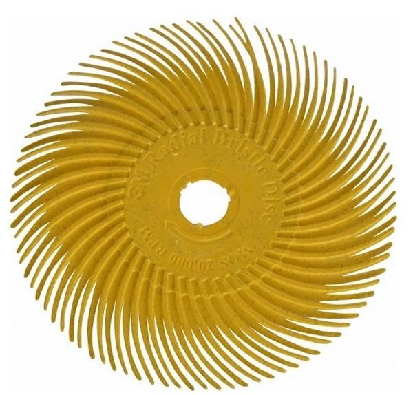Lamela pro kartáče 3M Bristle 75 mm P80 žlutá (M3DBRBZB7580)