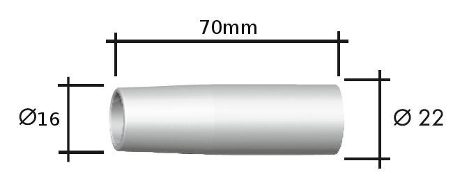 Hubice plynová kónická M 14