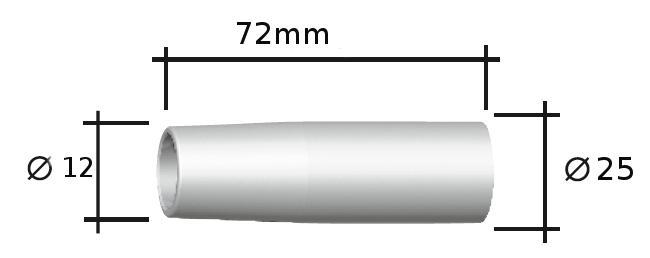 Hubice plynová kónická M 16/2
