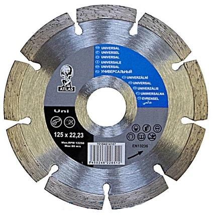 Diamantový kotouč ATLAS UNI 125/22