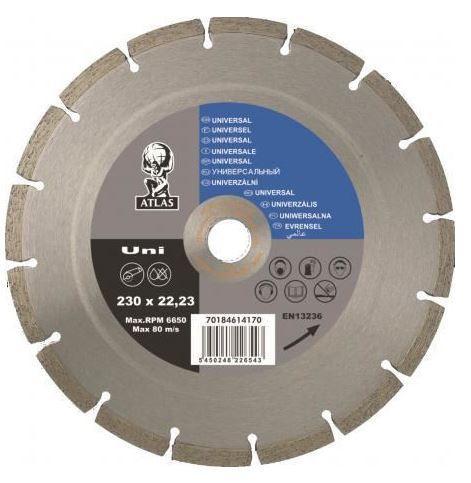 Diamantový kotouč ATLAS UNI 230/22