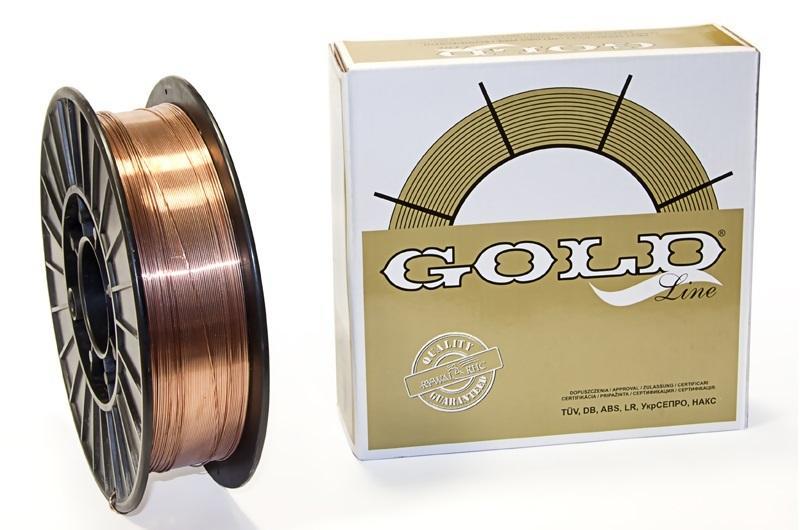 Drát svařovací GOLD PRECIS SG2 0,8/5 kg