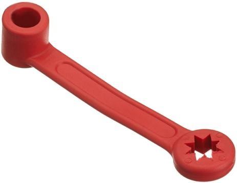 Zátka na hadici červená