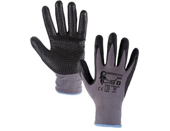 Rukavice povrstvené nitrilem NAPA vel. 8