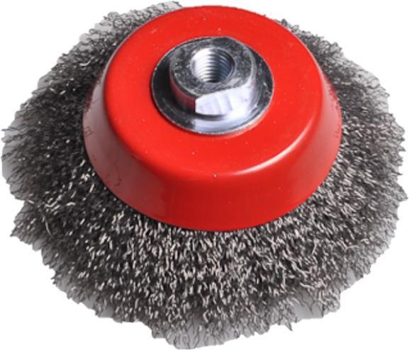 Kartáč hrnkový 120x20xM14 ocel 0,3 vlnitá