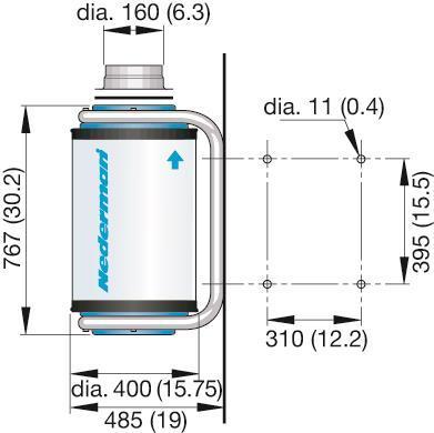 Systém filtrační NEDERMAN WALLCART, aktivní uhlí