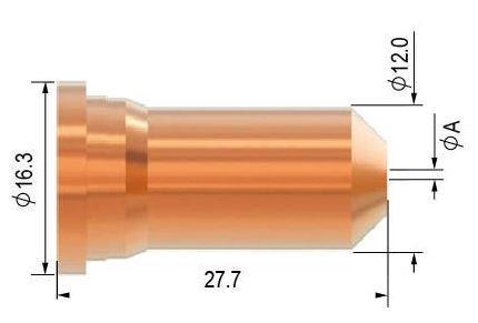 Dýza 1,2 60/70A k hořáku PT-100, SCP 120