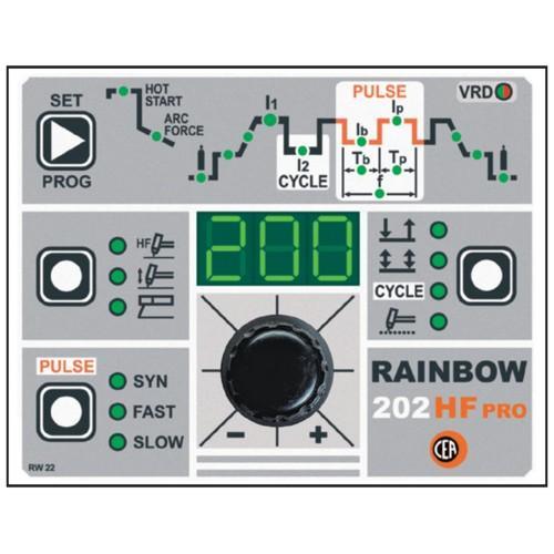 Invertorová svářečka RAINBOW 202 HF PRO CEA