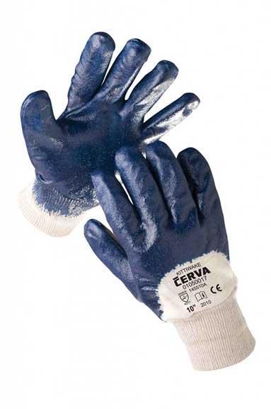 Rukavice povrstvené nitrilem KITTIWAKE vel. 9
