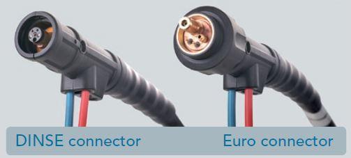 Hořák ruční DINSE MSZ 304-3, Dinse koncovka