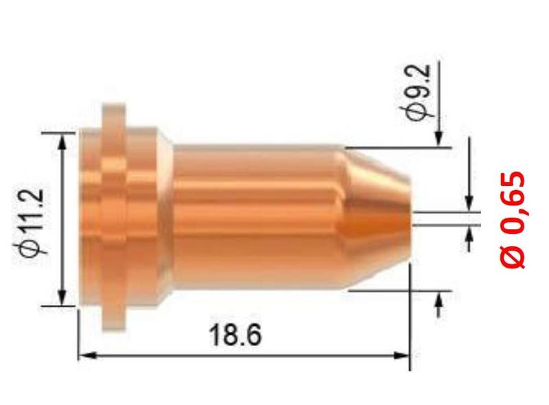 Tryska standard 0,65 pro plasma hořák SCP 40, 60