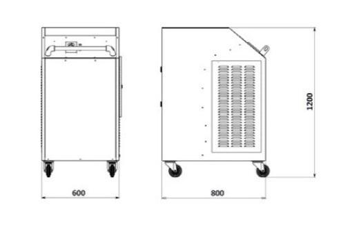 Odsavač mobilní AER Service UNI 2.2, HEPA filtr 230 V