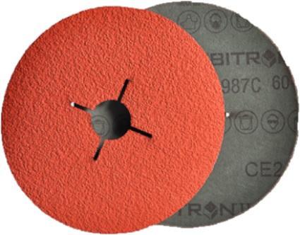 Disk brusný fíbrový CUBITRON II 987C 125x22 P80+