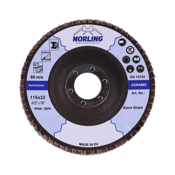 Lamelový kotouč NORLING 115 P40 K870 PROF.CERAMIC