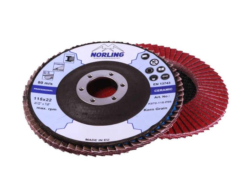 Lamelový kotouč NORLING 115 P80 K870 PROF.CERAMIC