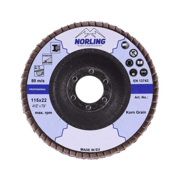 Lamelový kotouč NORLING 125 P60 Z765 PROFESSIONAL