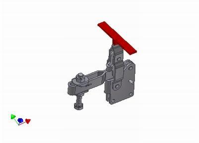 Upínka svislá lehké až středně těžké prov. 215T.1