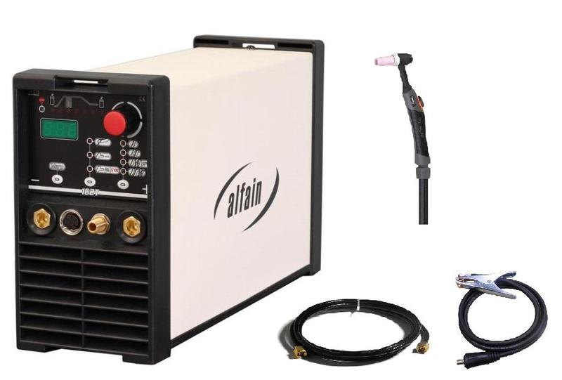 Invertorová svářečka ALFIN 162 T + hořák SGT 17 + zemnící kabel + plynová hadička