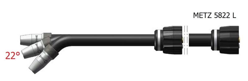 Krk hořáku DINSE DIX METZ 5822 L