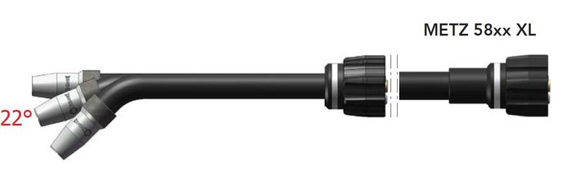 Krk hořáku DINSE DIX METZ 5822 XL