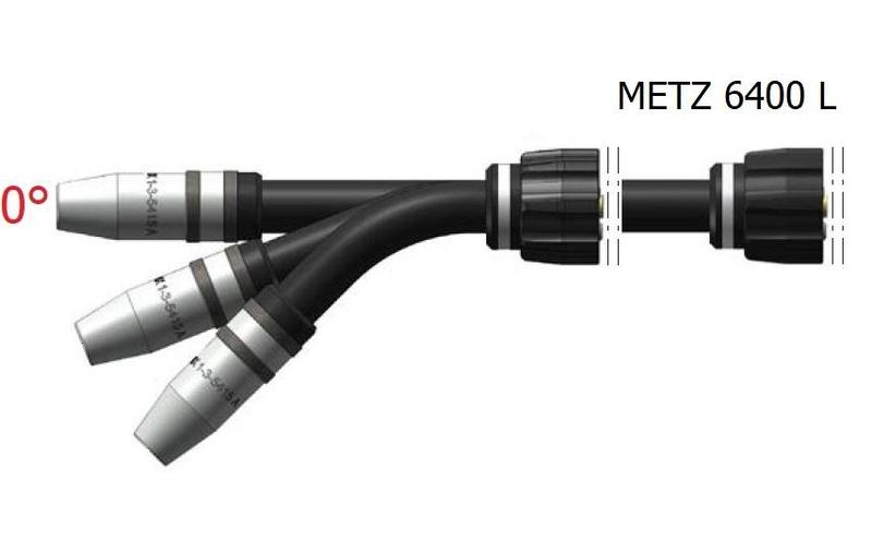 Krk hořáku DINSE DIX METZ 6400 L 0°