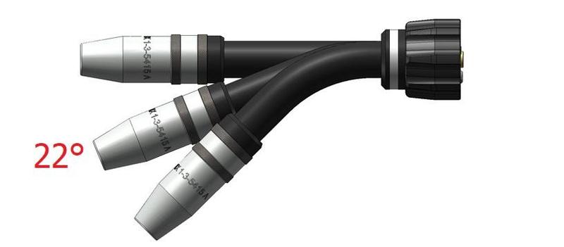 Krk hořáku DINSE DIX METZ 6422 22°