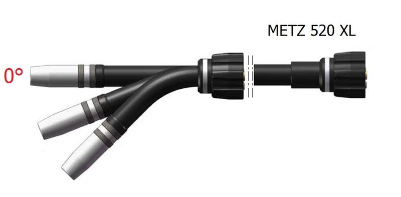 Krk hořáku DINSE DIX METZ 520 XL 0°