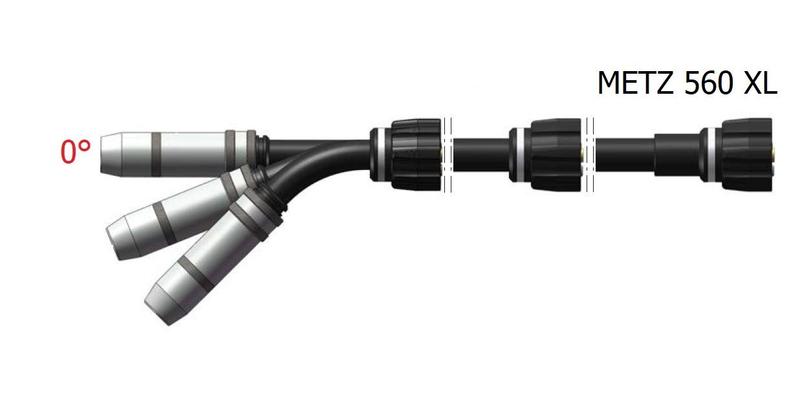 Krk hořáku DINSE DIX METZ 560 XL 0°