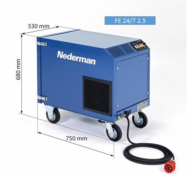 Odsavač dýmů mobilní NEDERMAN FE 24/7 2,5kW