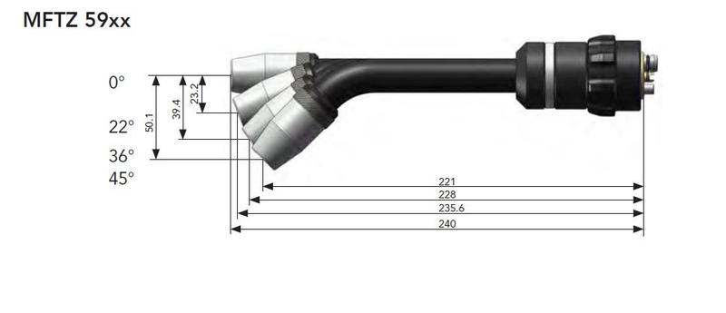Hořák DINSE DIX MFTZ 5900/5922/5945/5936