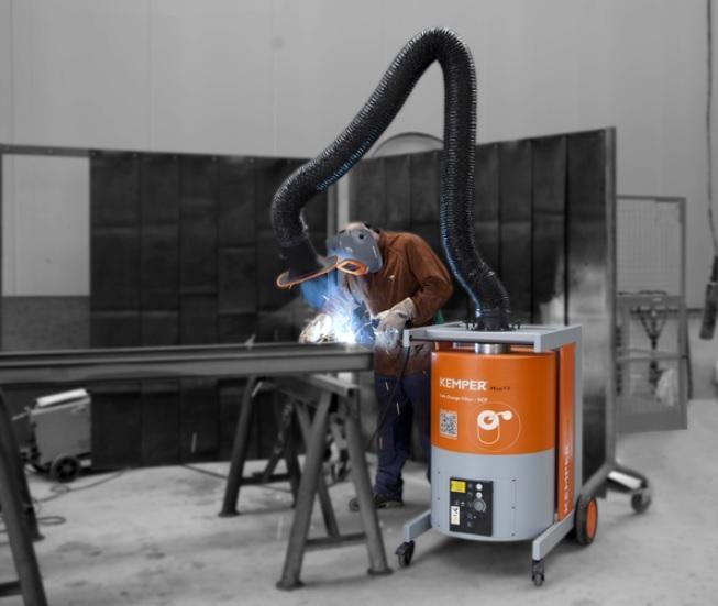 Odsavač KEMPER MaxiFil trubkové provedení, rameno 4 m