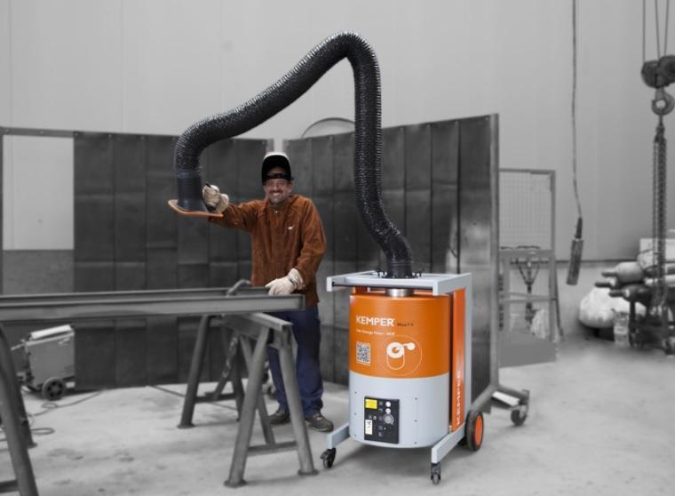 Odsavač KEMPER MaxiFil trubkové provedení, rameno 4 m