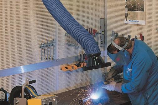 Rameno odsávací NEDERMAN TELESCOPIC, kovový dýmník