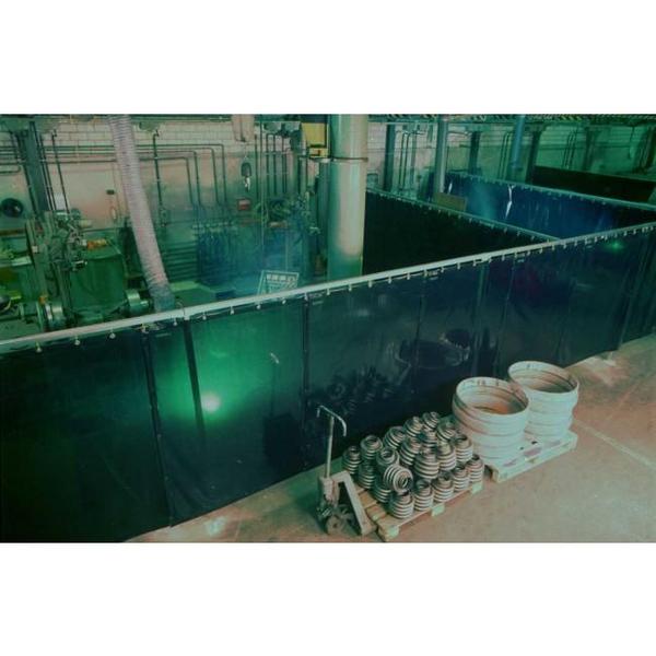 Zástěna TransTac skládané lemy 1300x2400 mm, zel.