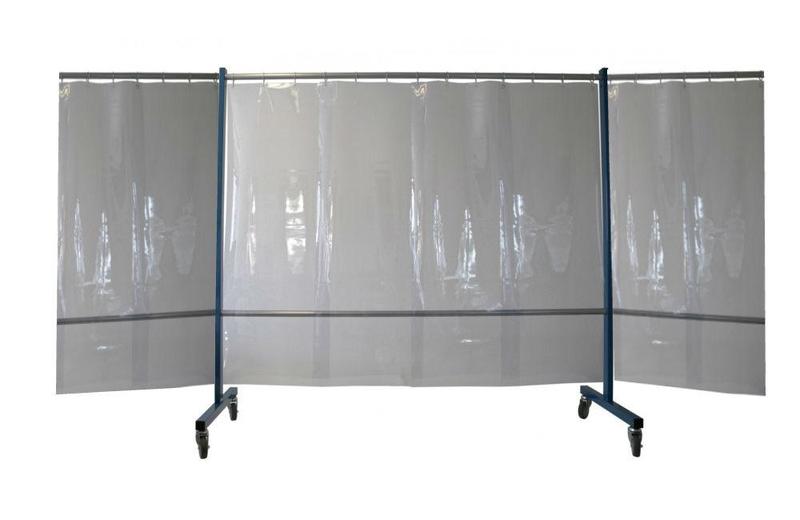 Zástěna mobilní TransFlex 4100x1950x1 mm, čirá