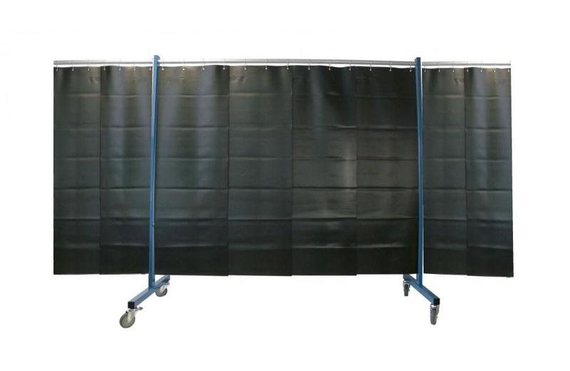 Zástěna mobilní TransFlex 3700x1950x2 mm,tm.zelená