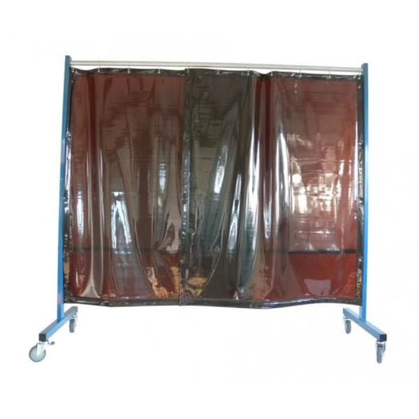 Zástěna mobilní TransFlex 2100x1950x0,4 mm, bronz