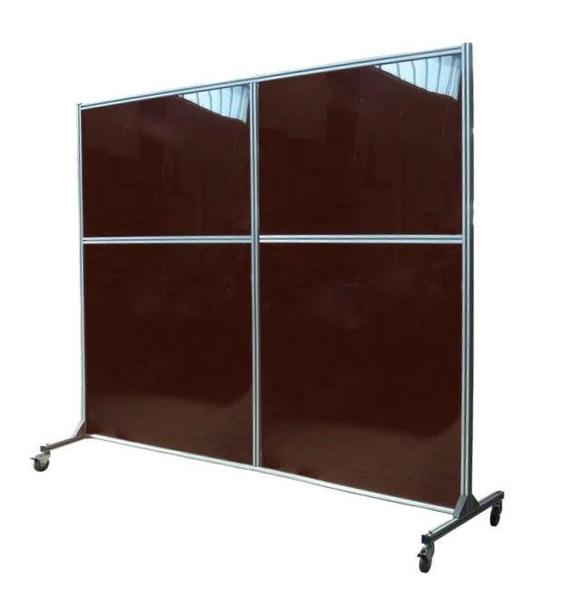 Stěna mobilní TransLux 2580x2285x3 mm, bronz