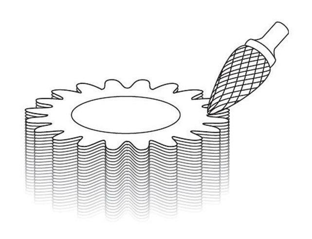 Fréza technická stromečková 8 x 20 x 6 mm G