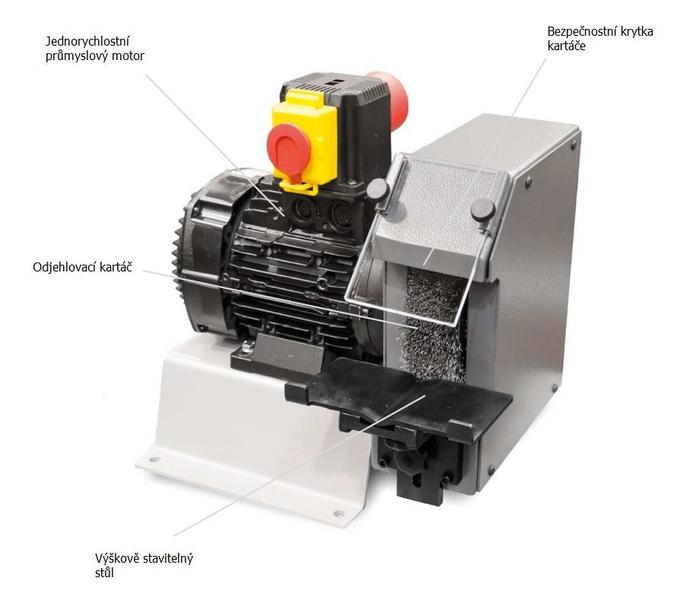 Stroj odhrotovací BOMAR BASIC 200
