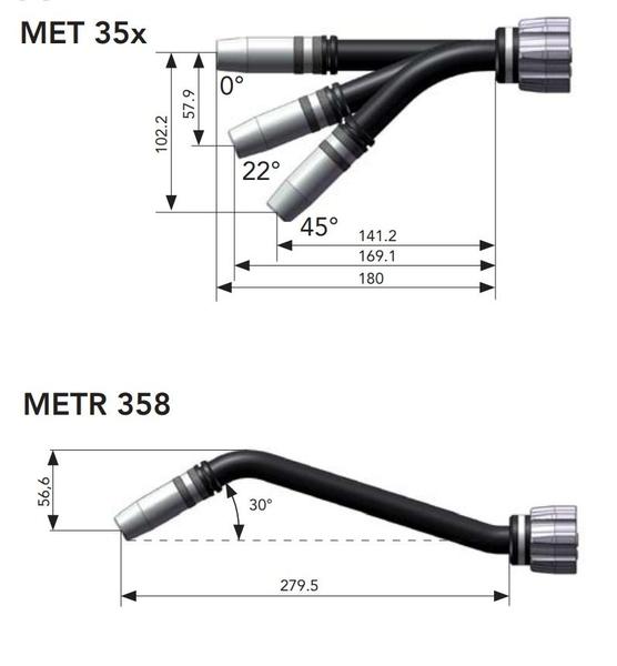 Hořák DINSE DIX MET 350/352/354/METR 358