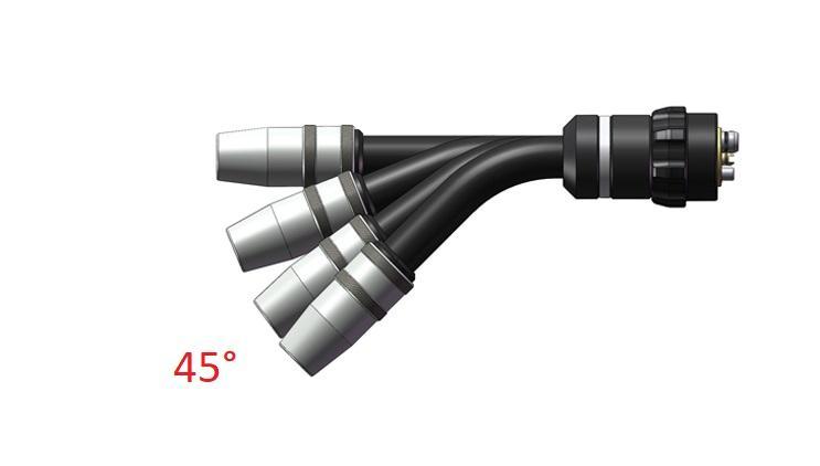 Hlava hořáku DINSE DIX MFTZ 5745, 45°