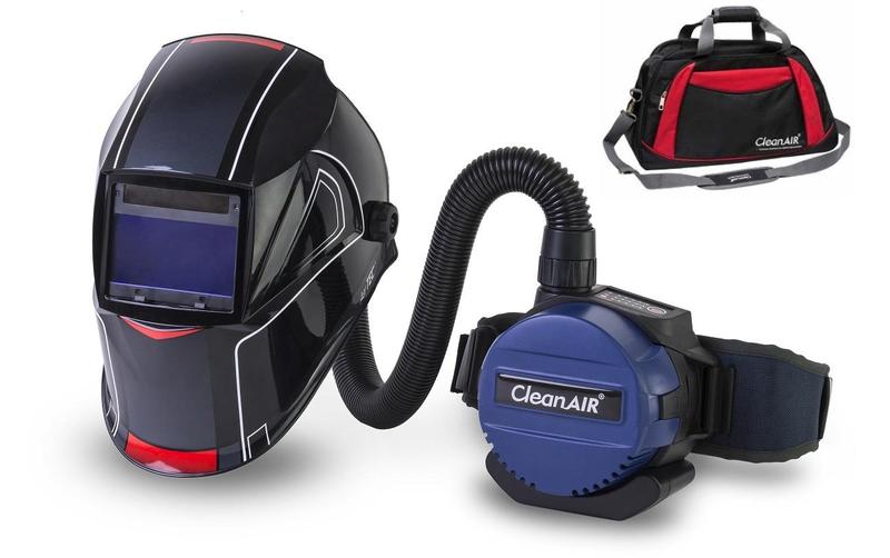 Svářecí kukla s odsáváním 27 YOGA + CleanAIR Basic EVO + hadice + taška