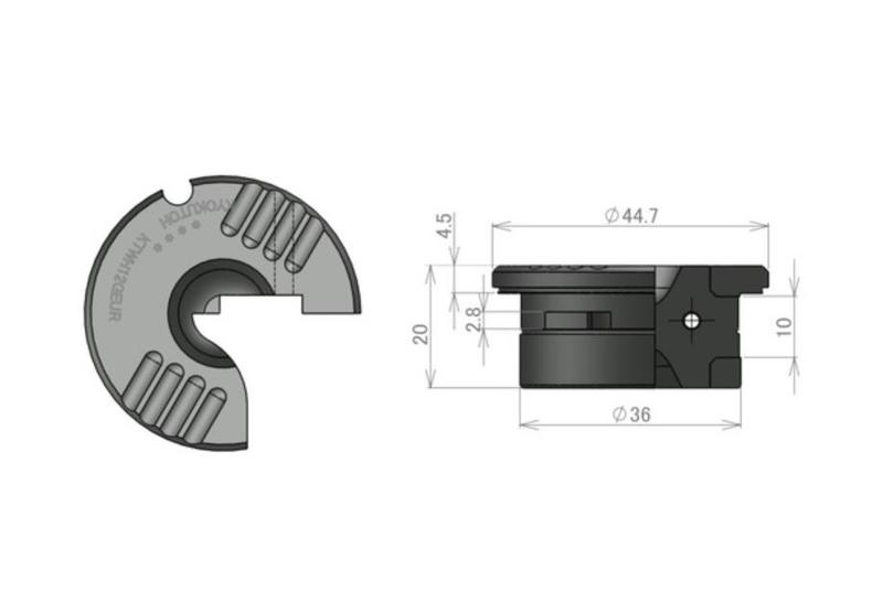 Hlava frézovací KTWH-12G-EUR (40R-6-8R)