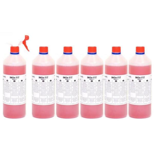 INOX FIT neutralizátor a odmašťovač 6x1l + rozprašovač