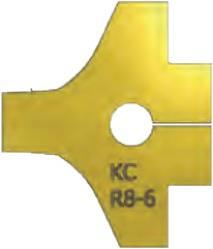 Nůž frézovací KC16R8-6