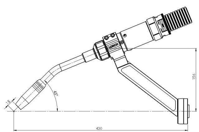 Hořák LMR 450 W Cobot