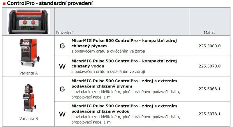 Invertor MicorMIG Pulse 500 ControlPro BG LORCH